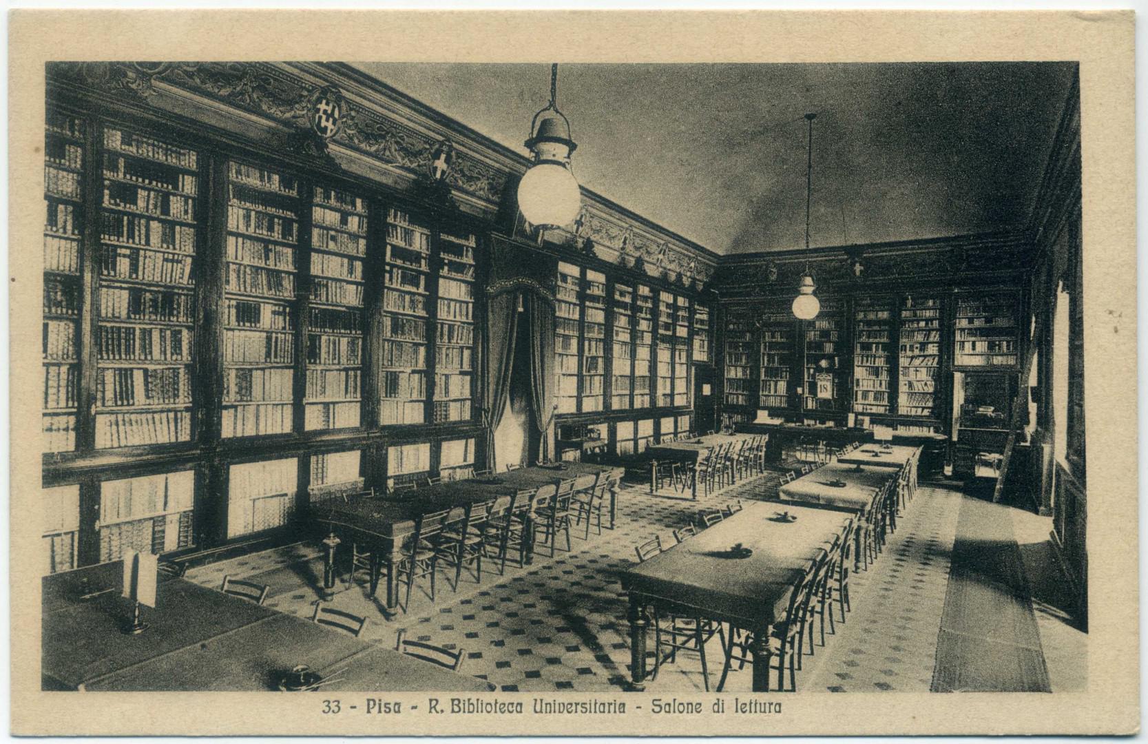 Pisa: Universitätsbibliothek (Lesesaal, 1911)
